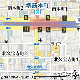 フクダ不動産堺筋本町ビル周辺の地図