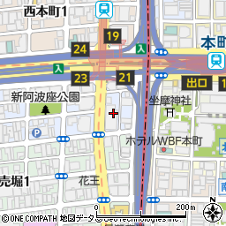 京王観光株式会社　大阪支店周辺の地図