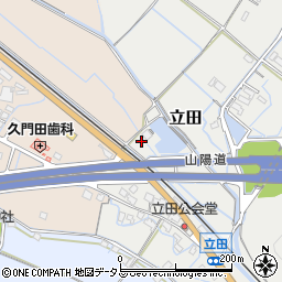 岡山県岡山市北区立田91周辺の地図