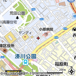 グランドプラザ神戸周辺の地図