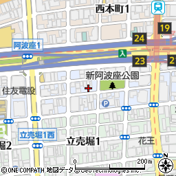 大阪電設資材卸商組合周辺の地図