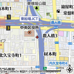 ダイドーメゾン大阪本町イースト周辺の地図