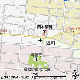 静岡県浜松市中央区小沢渡町692周辺の地図