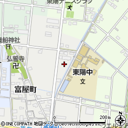静岡県浜松市中央区富屋町116周辺の地図