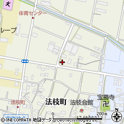 静岡県浜松市中央区法枝町399周辺の地図
