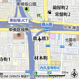 堺筋本町千寿パーキング周辺の地図