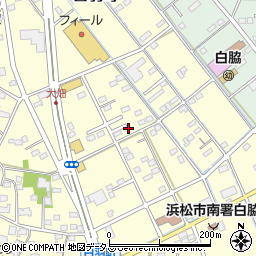静岡県浜松市中央区白羽町483周辺の地図