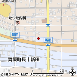 静岡県浜松市中央区舞阪町長十新田403周辺の地図