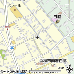 静岡県浜松市中央区白羽町486周辺の地図