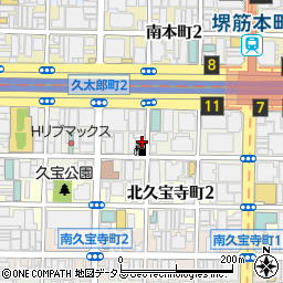 大阪府大阪市中央区久太郎町周辺の地図