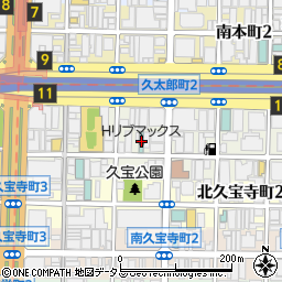 ホテルリブマックス大阪本町周辺の地図