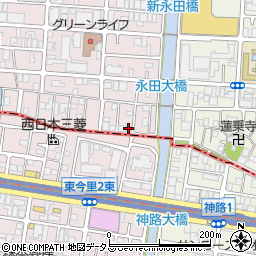 アサヒインテグレートシステムＡＳＡ城東南周辺の地図