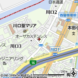 吉川工業株式会社　大阪営業所周辺の地図