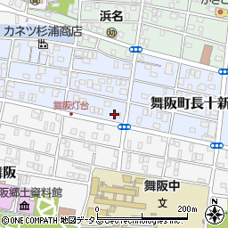 静岡県浜松市中央区舞阪町長十新田199周辺の地図