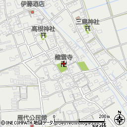 龍雲寺周辺の地図