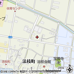 静岡県浜松市中央区法枝町400周辺の地図