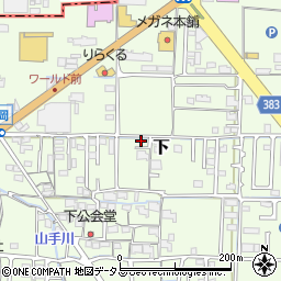 岡山県岡山市中区下304周辺の地図