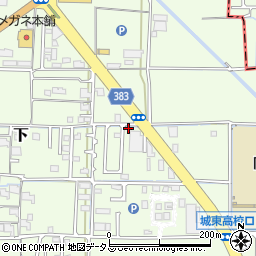 岡山県岡山市中区下329-16周辺の地図