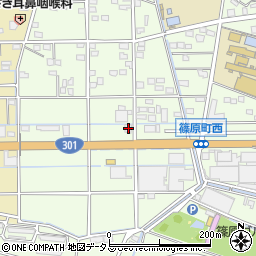 静岡県浜松市中央区篠原町20074周辺の地図