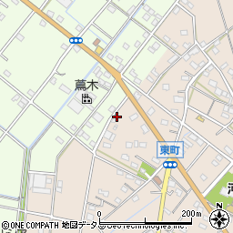 静岡県浜松市中央区東町393周辺の地図