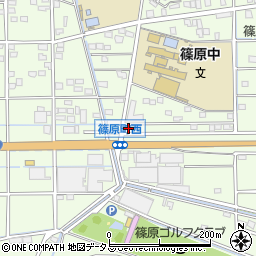 静岡県浜松市中央区篠原町20250周辺の地図
