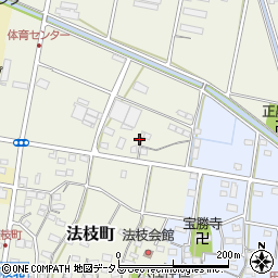 静岡県浜松市中央区法枝町401周辺の地図