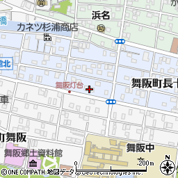 静岡県浜松市中央区舞阪町長十新田202周辺の地図