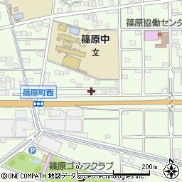 静岡県浜松市中央区篠原町20260周辺の地図