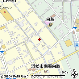 静岡県浜松市中央区白羽町527周辺の地図
