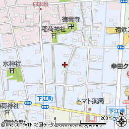 静岡県浜松市中央区下江町234周辺の地図