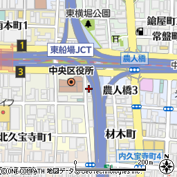 スペース大阪久太郎町第１駐車場周辺の地図