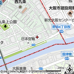株式会社トーホー　大阪支店周辺の地図