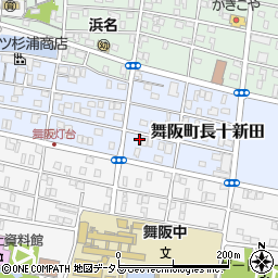 静岡県浜松市中央区舞阪町長十新田246周辺の地図