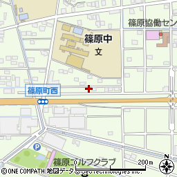静岡県浜松市中央区篠原町20258周辺の地図