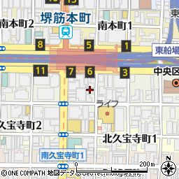 ＳＤ堺筋本町周辺の地図