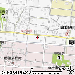 静岡県浜松市中央区小沢渡町718周辺の地図
