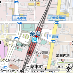 寿司と居酒屋 魚民 JR奈良駅店周辺の地図