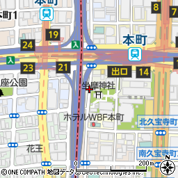 大阪府大阪市中央区久太郎町4丁目周辺の地図