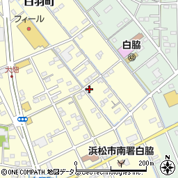 静岡県浜松市中央区白羽町531周辺の地図