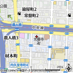 ジャパンライフ株式会社　大阪営業所周辺の地図