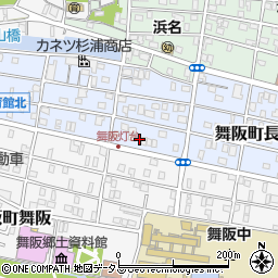 静岡県浜松市中央区舞阪町長十新田204周辺の地図