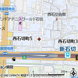 東大阪西石切郵便局 ＡＴＭ周辺の地図