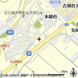 愛知県田原市吉胡町木綿台141周辺の地図