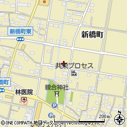 静岡県浜松市中央区新橋町1145周辺の地図