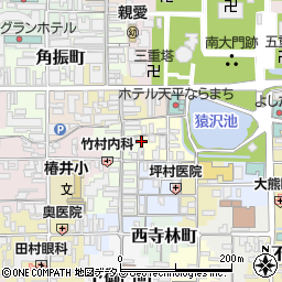 奈良県奈良市元林院町36周辺の地図