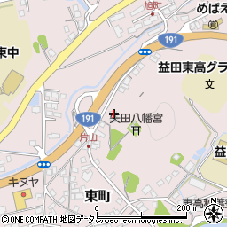 島根県益田市東町29-16周辺の地図