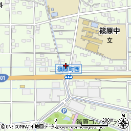 静岡県浜松市中央区篠原町20144周辺の地図
