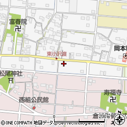 静岡県浜松市中央区小沢渡町730周辺の地図