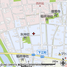 静岡県浜松市中央区下江町139周辺の地図