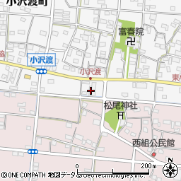 静岡県浜松市中央区小沢渡町777周辺の地図